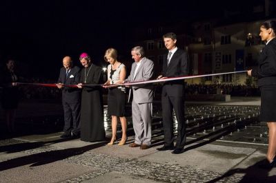 Uroczyste przecięcie wstęgi, fot. Tadeusz Poźniak